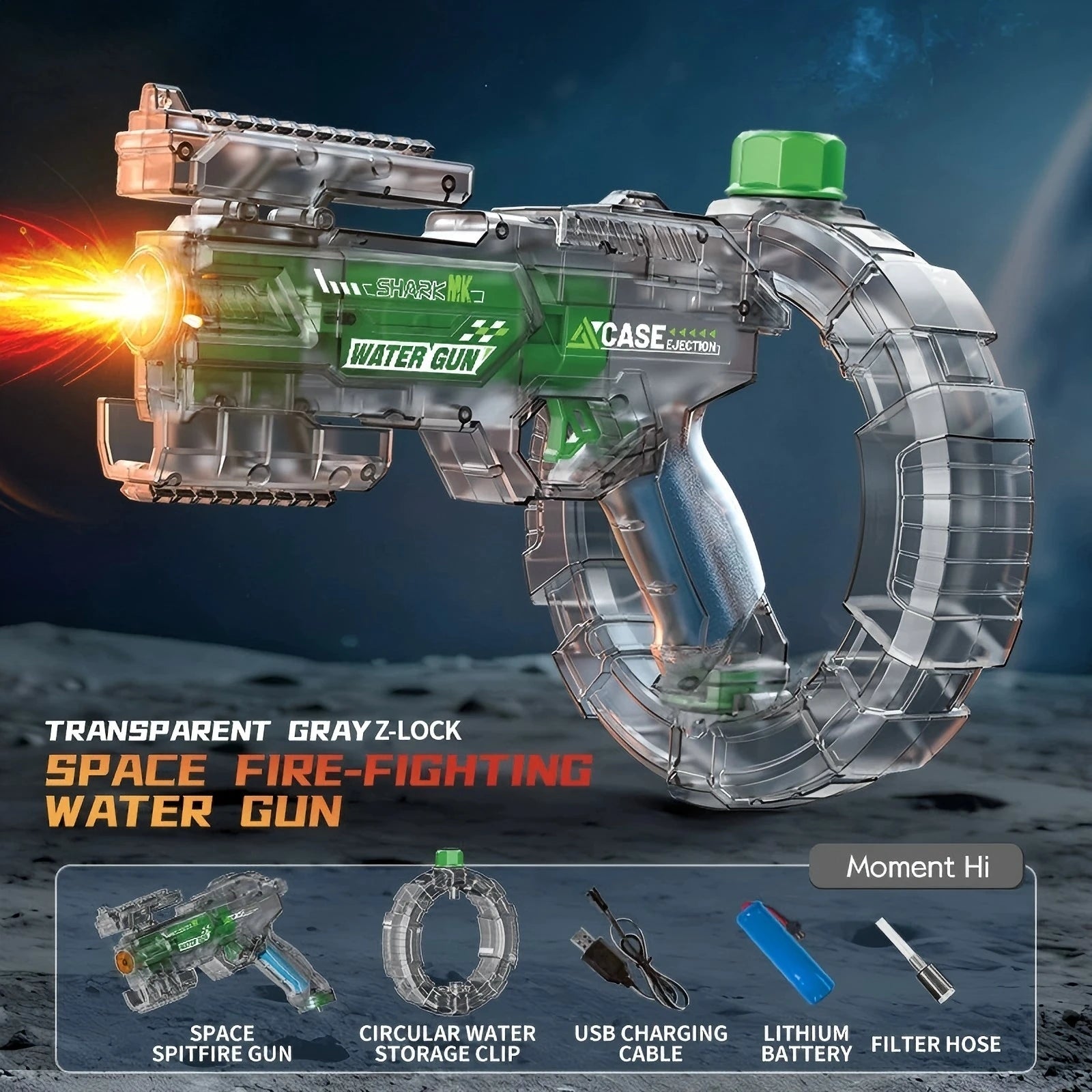 TK HOT! Electric Water Guns for Adults Powerful Squirt Automatic Water Blasters Summer Outdoor Beach Toy Compatible with FUNWEE