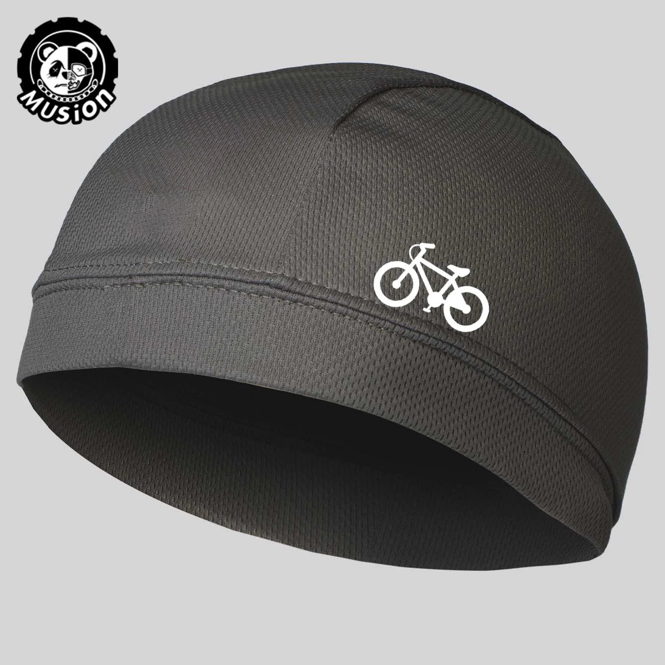 Musion under Helmet Beanie Cap Vented Sweat Absorbent Moisture Wicking for Men Cycling Motorcycle Riders