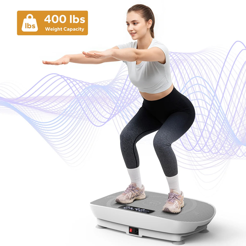Vibration Plate Device Powered Vibration Platform CV30 for Full Body Training Burning&Muscle Building Weight Loss&Shaping