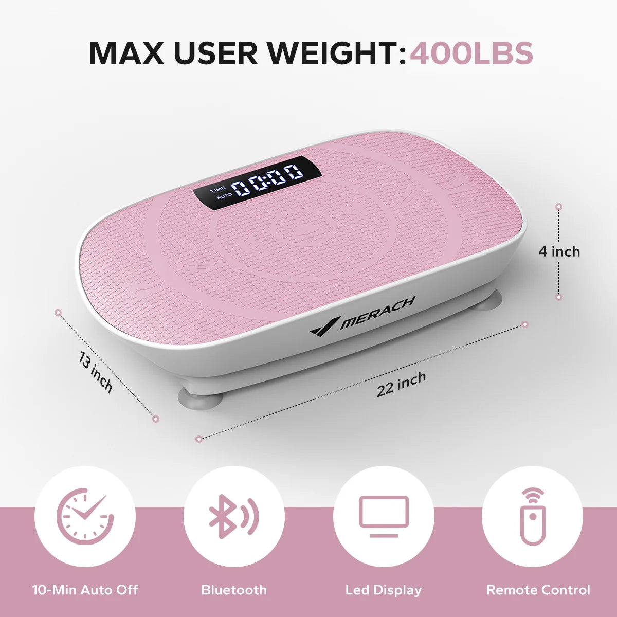 Vibration Plate Device Powered Vibration Platform CV30 for Full Body Training Burning&Muscle Building Weight Loss&Shaping