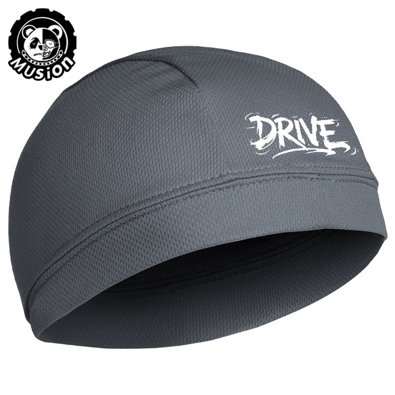 Musion under Helmet Beanie Cap Vented Sweat Absorbent Moisture Wicking for Men Cycling Motorcycle Riders