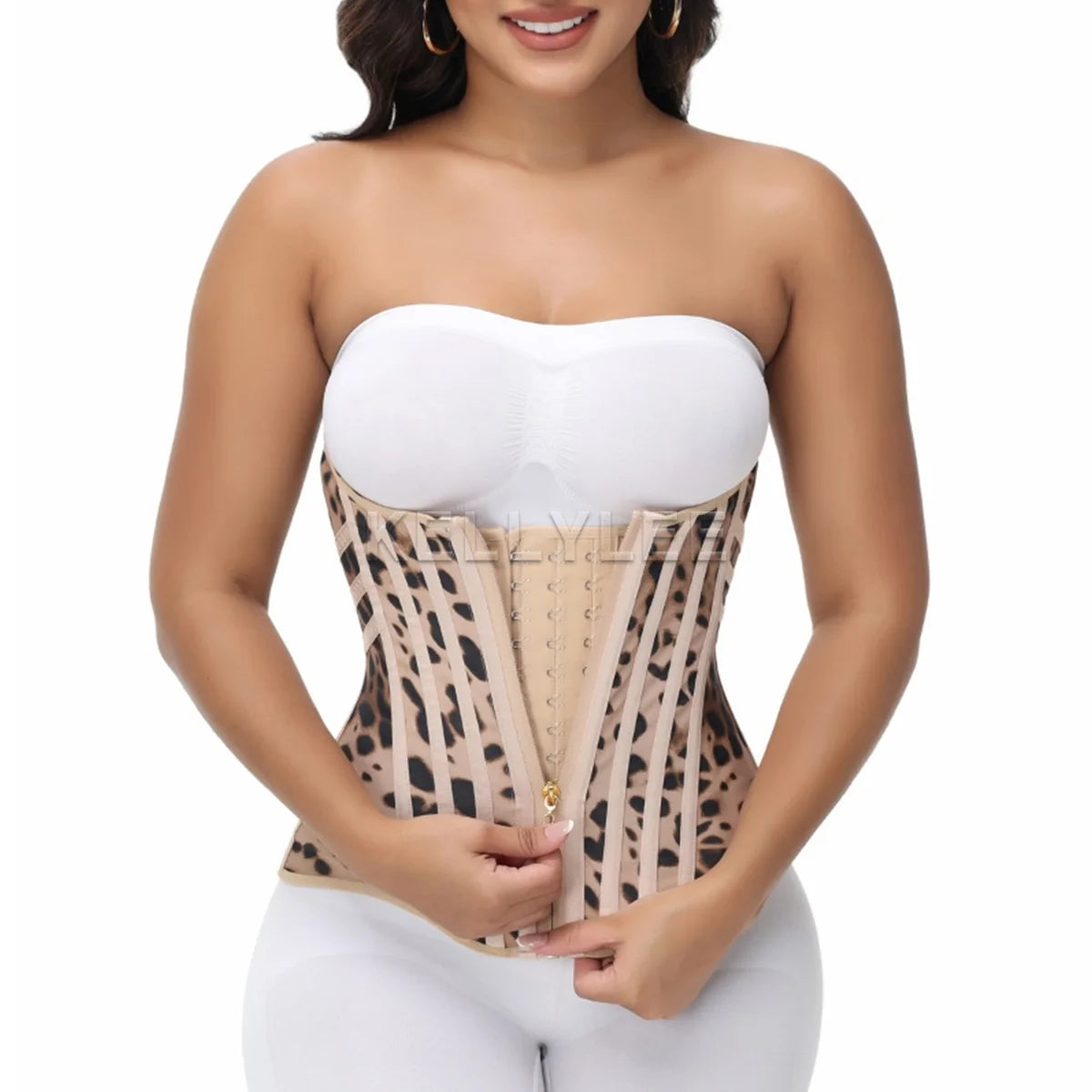 Women'S Stretchy Shaper Girdles Colombian Double Compression Waist Trainer for BBL Modeling Shaped up Tummy Belt Waist Trimmer