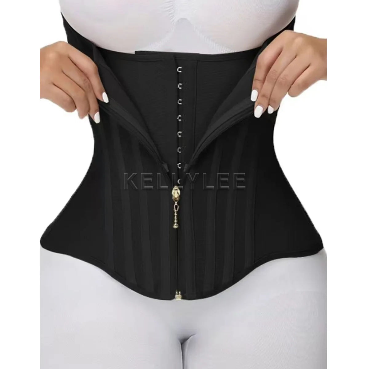 Women'S Stretchy Shaper Girdles Colombian Double Compression Waist Trainer for BBL Modeling Shaped up Tummy Belt Waist Trimmer