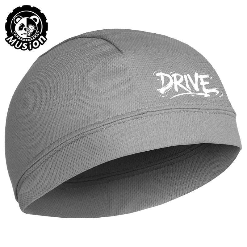 Musion under Helmet Beanie Cap Vented Sweat Absorbent Moisture Wicking for Men Cycling Motorcycle Riders