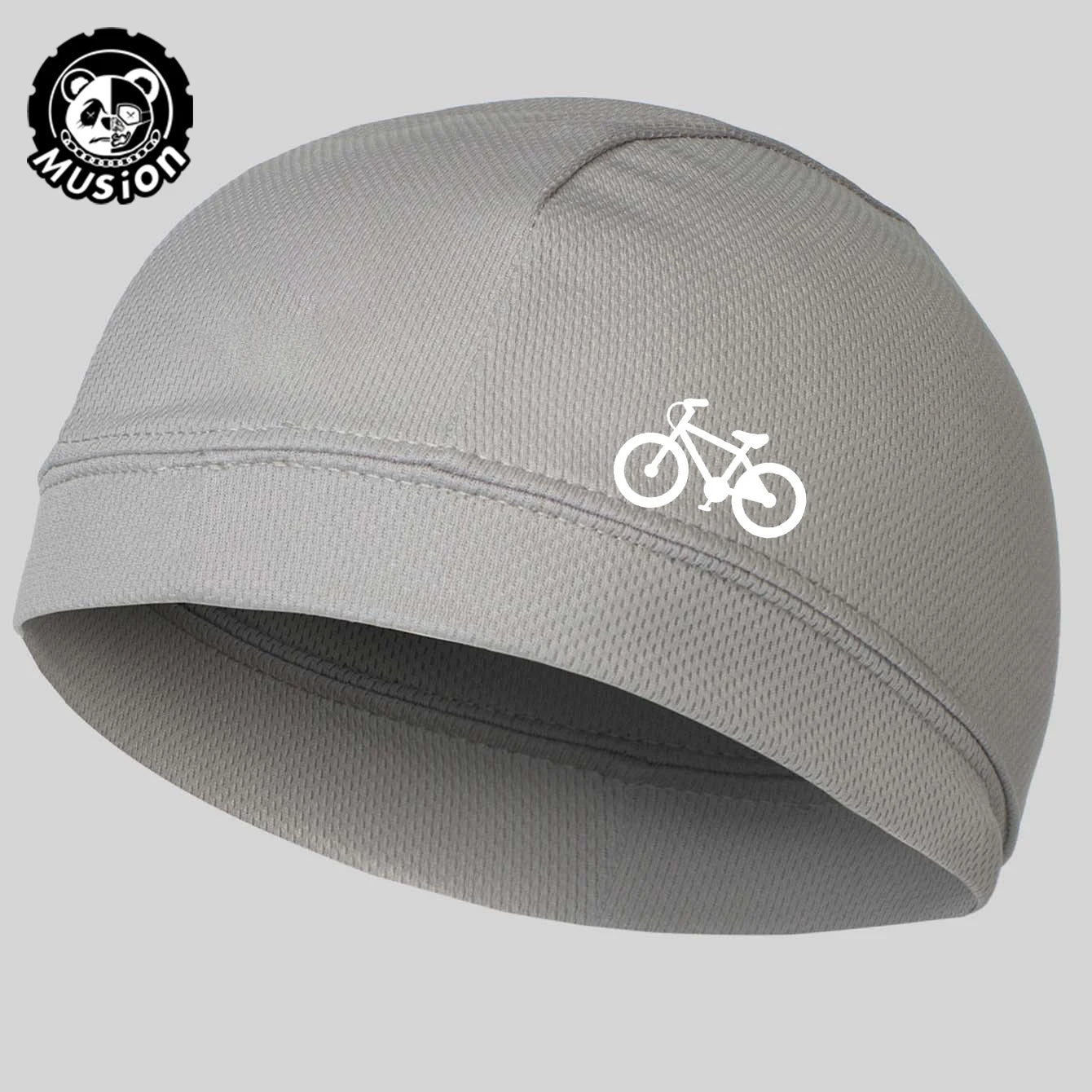 Musion under Helmet Beanie Cap Vented Sweat Absorbent Moisture Wicking for Men Cycling Motorcycle Riders