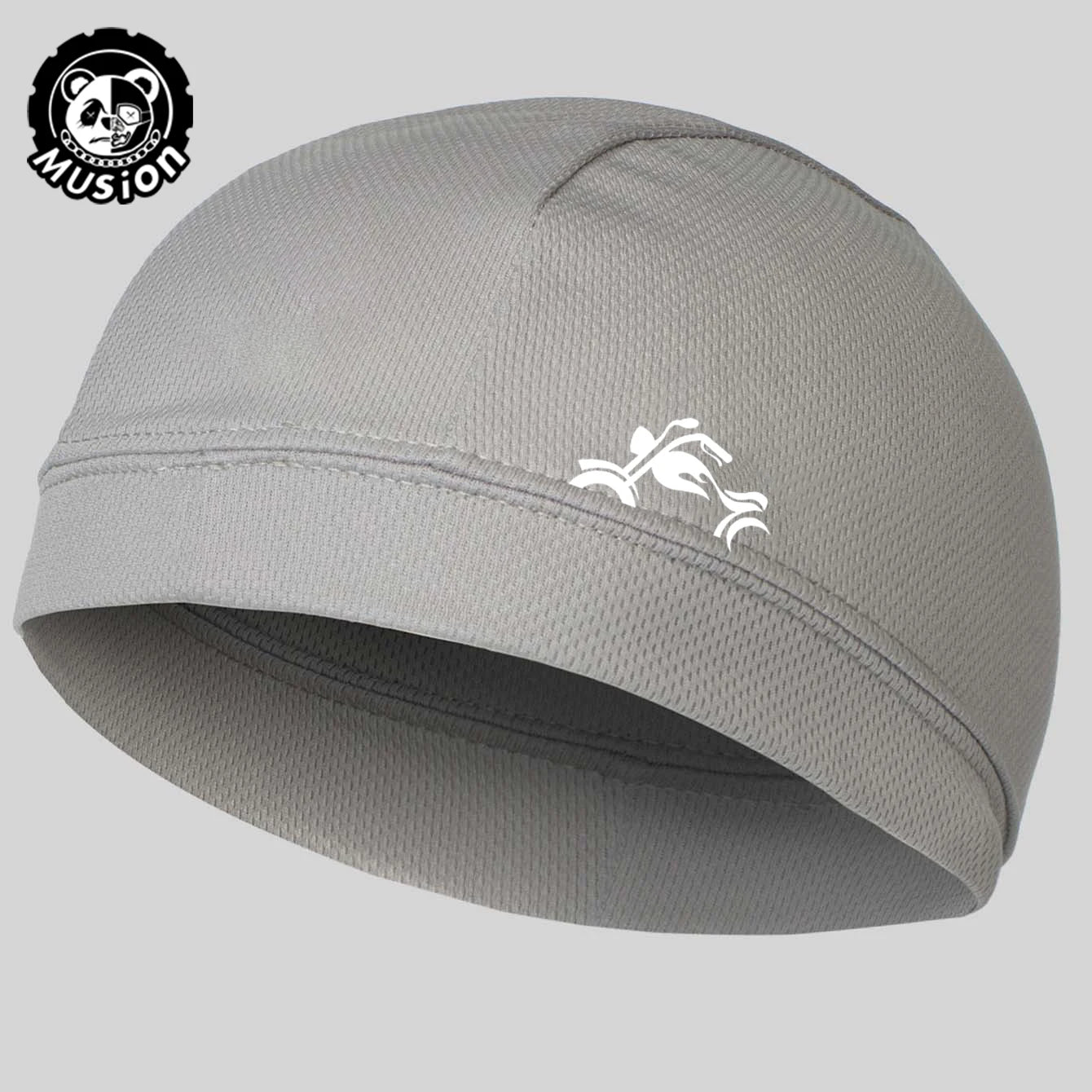 Musion under Helmet Beanie Cap Vented Sweat Absorbent Moisture Wicking for Men Cycling Motorcycle Riders