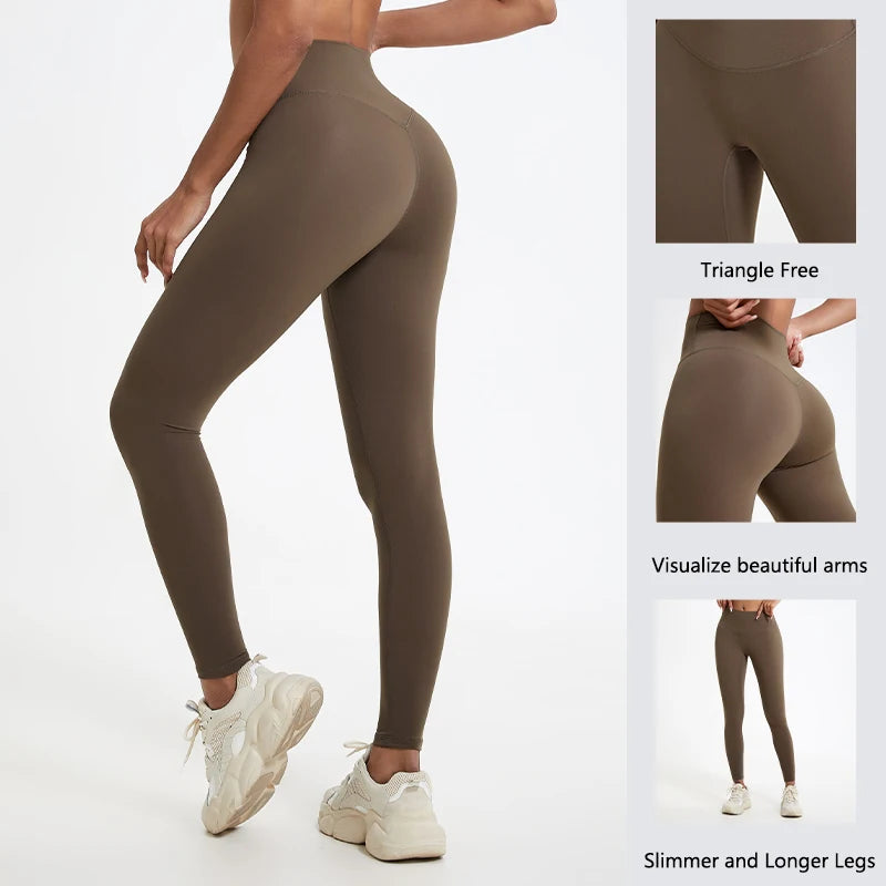 Summer Super Soft Fabrics High Waist Leggings Gym Yoga Pants Running Workout Tights Push up Sports Leggings Women