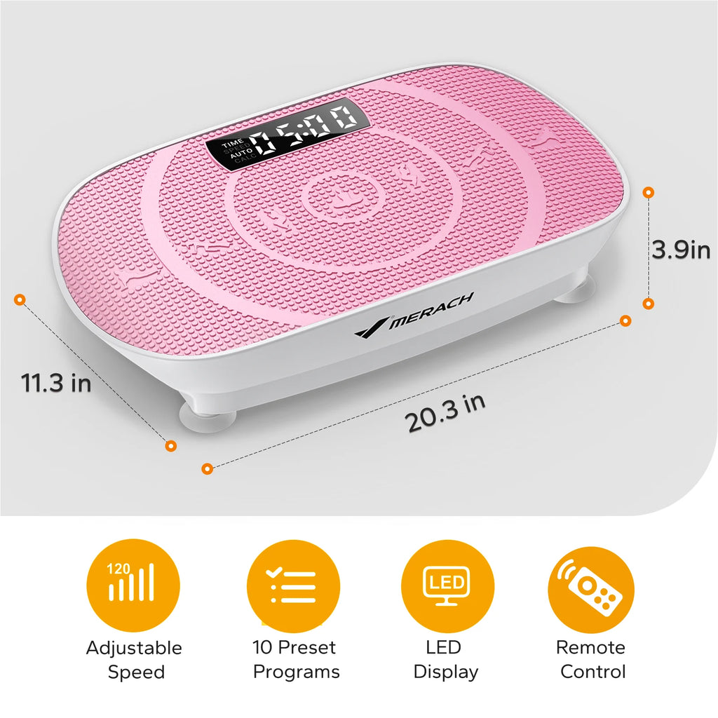 Vibration Plate Device Powered Vibration Platform CV30 for Full Body Training Burning&Muscle Building Weight Loss&Shaping
