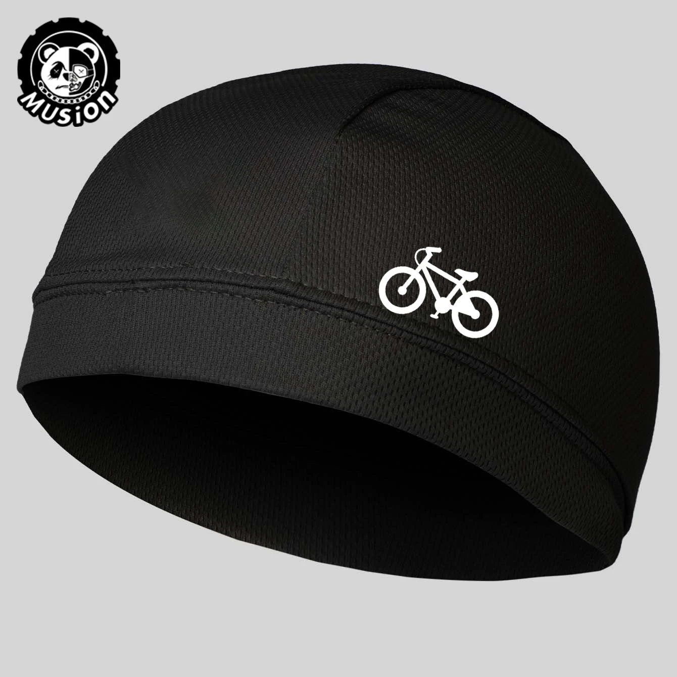 Musion under Helmet Beanie Cap Vented Sweat Absorbent Moisture Wicking for Men Cycling Motorcycle Riders