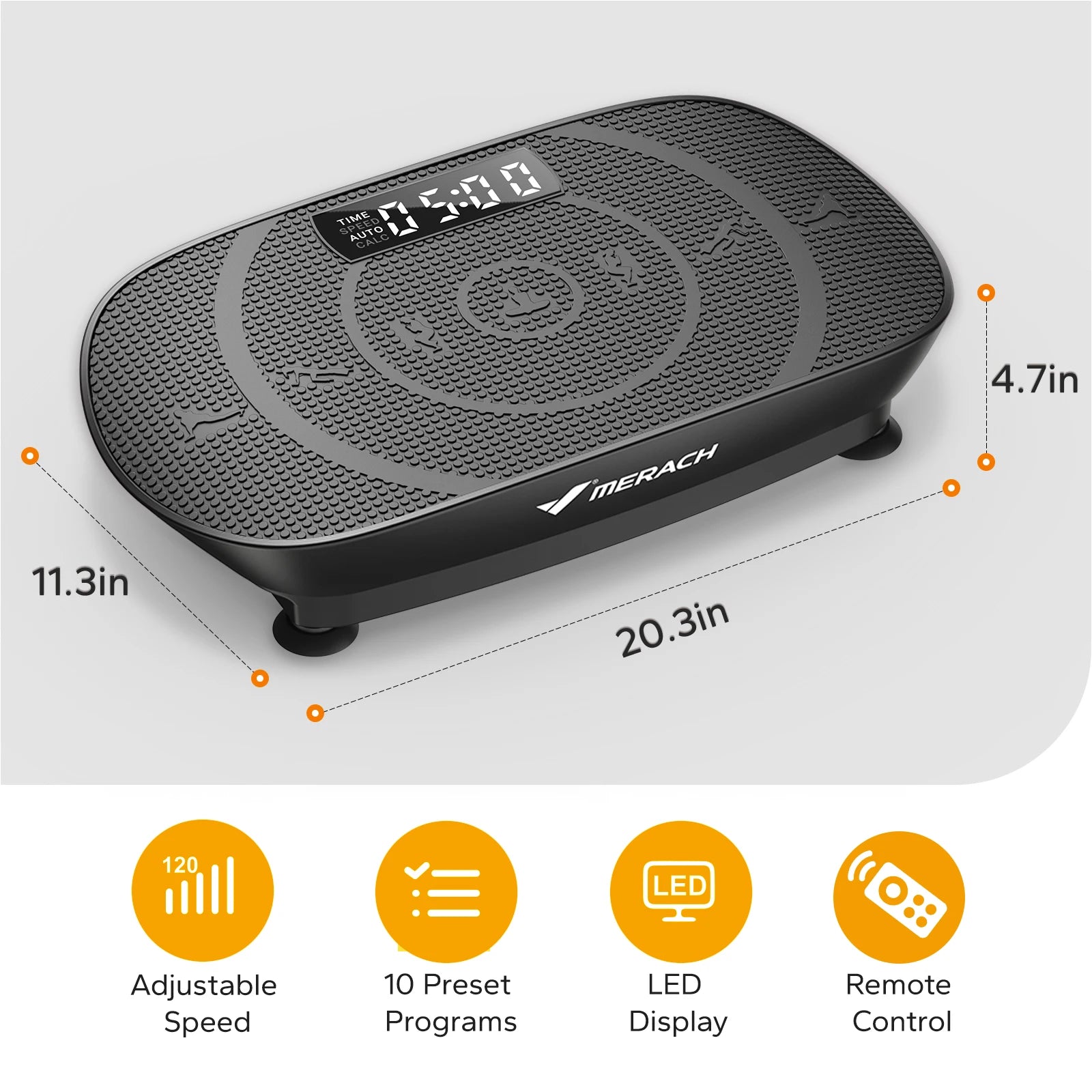 Vibration Plate Device Powered Vibration Platform CV30 for Full Body Training Burning&Muscle Building Weight Loss&Shaping