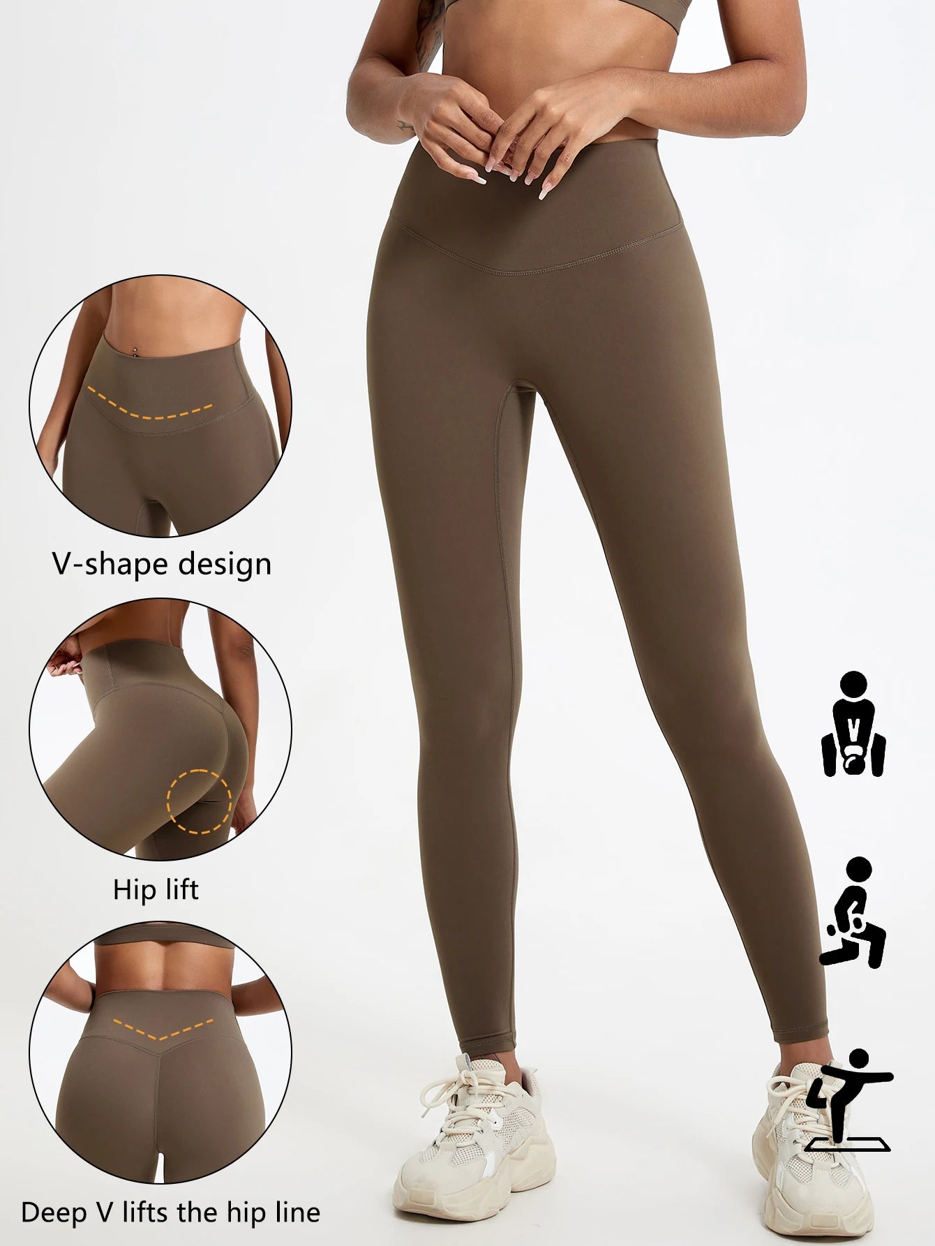Summer Super Soft Fabrics High Waist Leggings Gym Yoga Pants Running Workout Tights Push up Sports Leggings Women