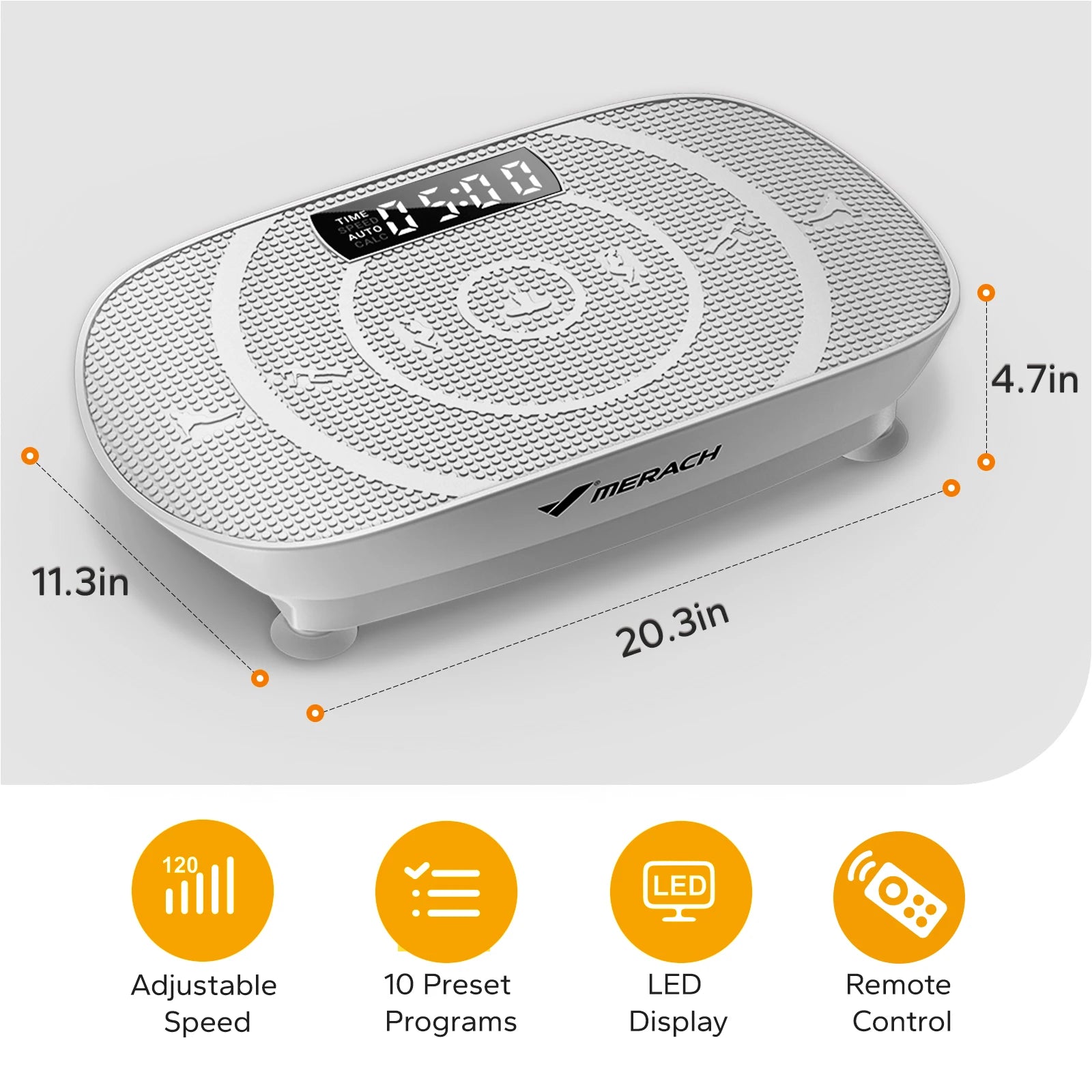 Vibration Plate Device Powered Vibration Platform CV30 for Full Body Training Burning&Muscle Building Weight Loss&Shaping